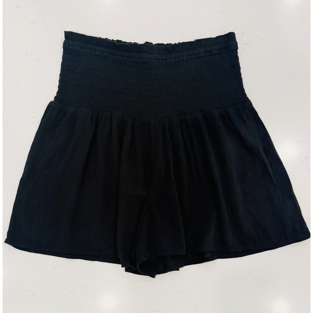 NWT's Aerie Womens Shorts Black Solid Regular Size XS MPN 067-0706 32459299